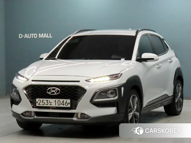 Hyundai Kona 2019 Белый из Кореи