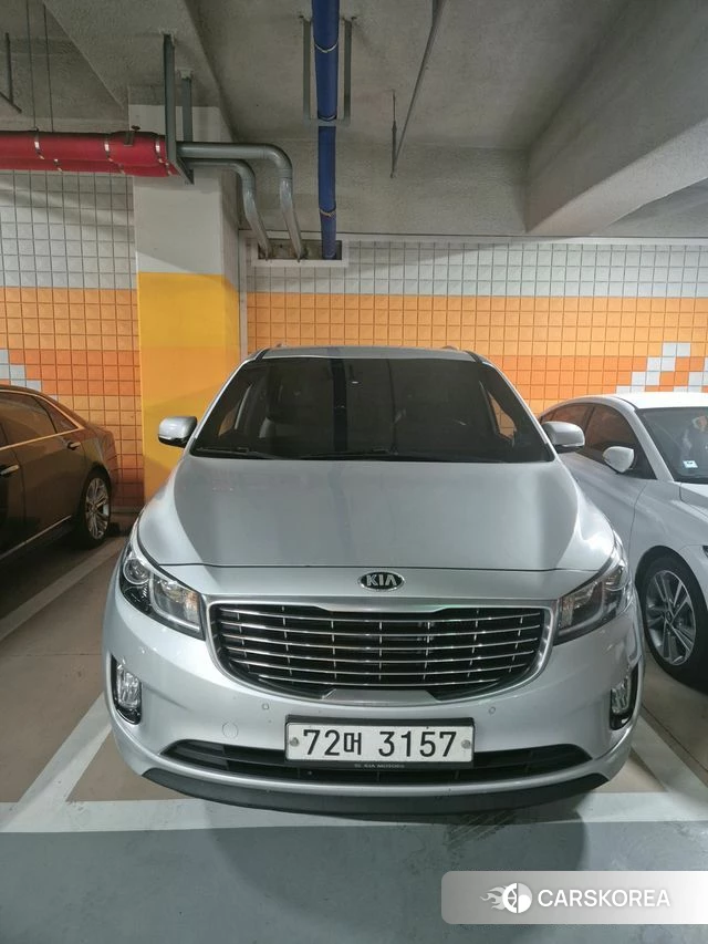 Kia All New Carnival 2018 Серебряный из Кореи