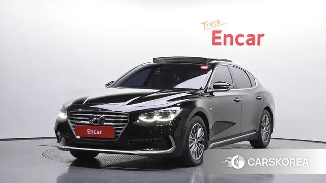Hyundai Grandeur IG Hybrid 2018 Черный из Кореи