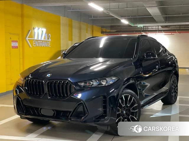BMW X6 (G06) 2025 Черный из Кореи