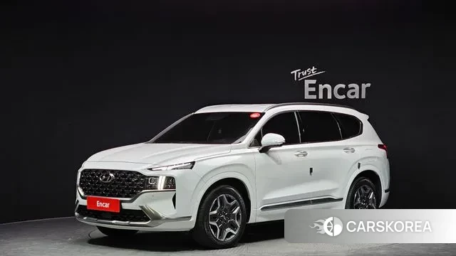 Hyundai The New Santa Fe 2023 Белый из Кореи