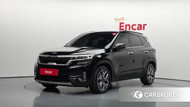 Kia Seltos 2019 Черный из Кореи