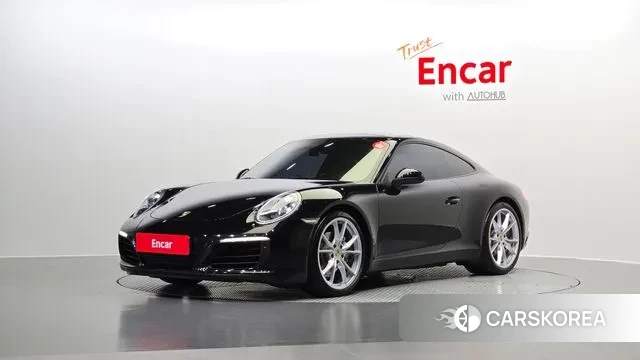 Porsche 911 2018 Черный из Кореи