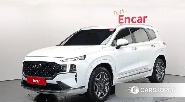Hyundai The New Santa Fe 2023 Белый из Кореи