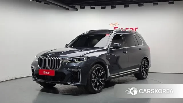 BMW X7 (G07) 2021 Серый из Кореи