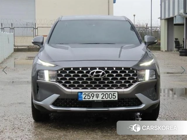 Hyundai The New Santa Fe 2022 Серый из Кореи