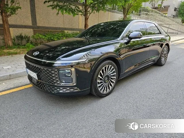 Hyundai Grandeur Hybrid (GN7) 2024 Черный из Кореи