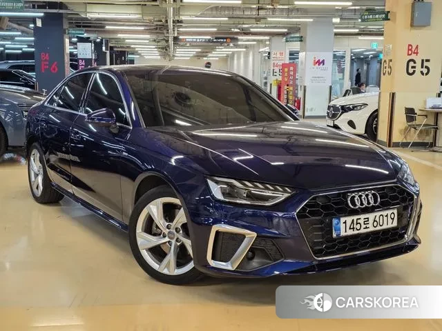 Audi A4 (B9) 2020 Синий из Кореи