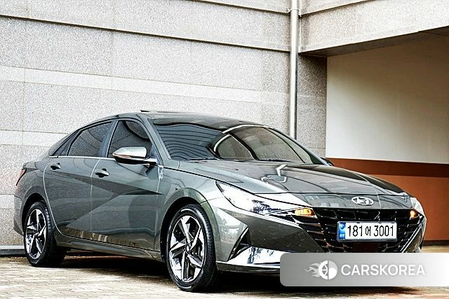 Hyundai Avante (CN7) 2020 Серый из Кореи
