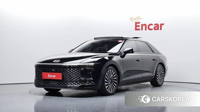 Hyundai Grandeur (GN7) 2023 Черный из Кореи
