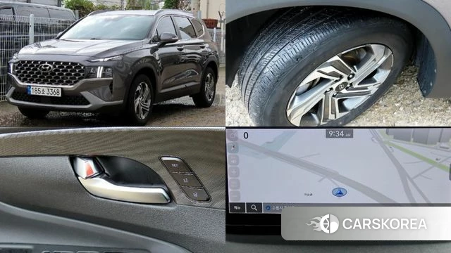 Hyundai The New Santa Fe 2023 Серый из Кореи