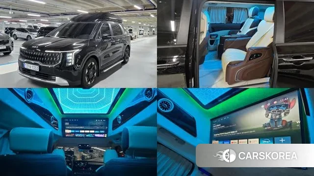 Kia The New Carnival 4th Generation 2024 Черный из Кореи