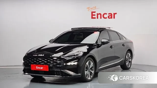 Kia K8 Hybrid 2023 Черный из Кореи