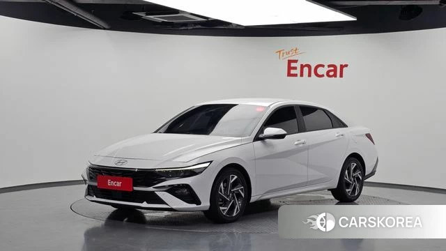 Hyundai The New Avante (CN7) 2023 Белый из Кореи