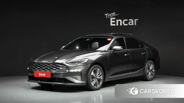 Kia K8 Hybrid 2022 Серый из Кореи