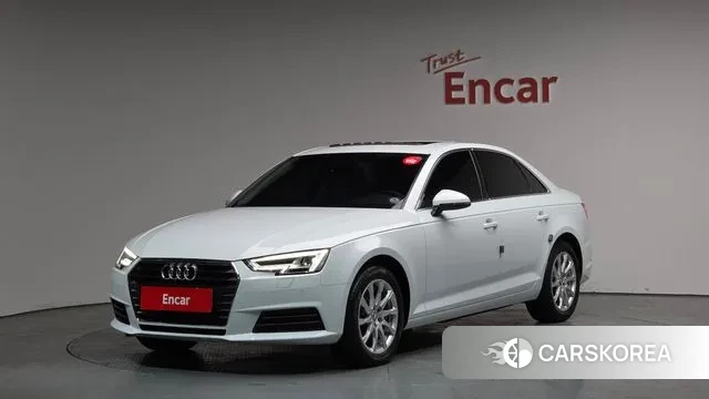 Audi A4 (B9) 2019 Белый из Кореи