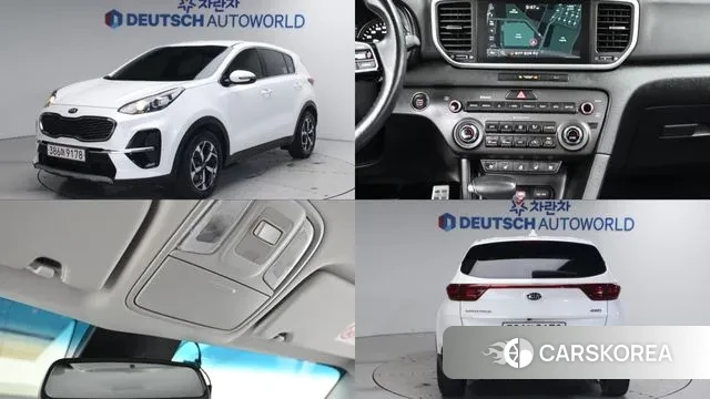 Kia Sportage The Bold 2021 Белый из Кореи