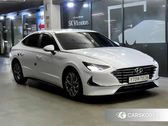 Hyundai Sonata (DN8) 2021 Белый из Кореи