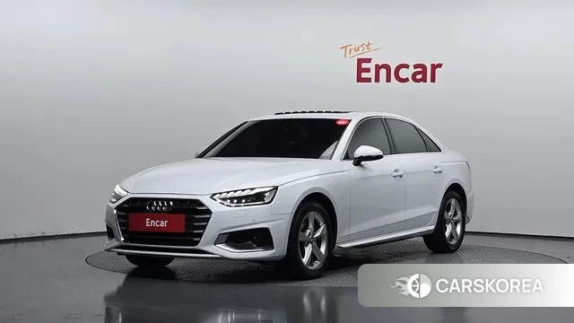 Audi A4 (B9) 2021 Белый из Кореи