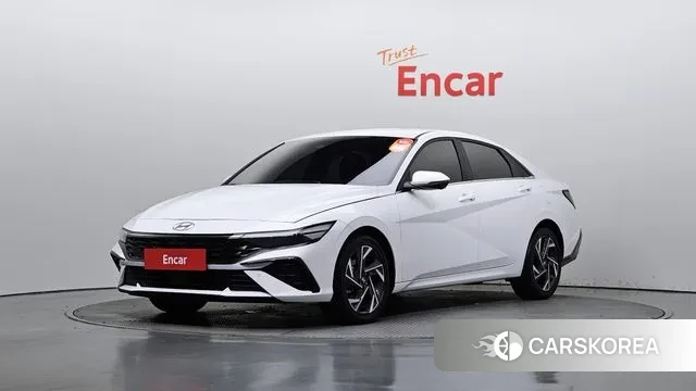 Hyundai The New Avante (CN7) 2023 Белый из Кореи