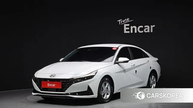 Hyundai Avante (CN7) 2021 Белый из Кореи