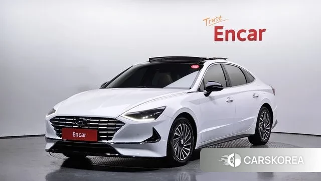 Hyundai Sonata Hybrid (DN8) 2020 Белый из Кореи