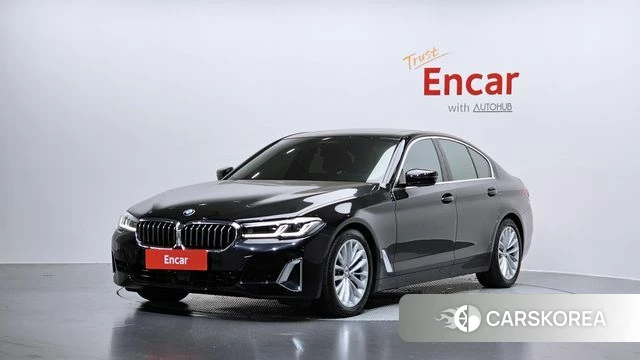 BMW 5 Series (G30) 2022 Черный из Кореи