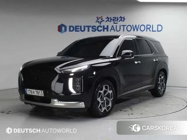 Hyundai Palisade 2022 Черный из Кореи