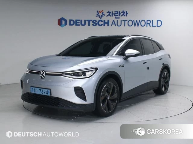 Volkswagen ID.4 2022 Серебристо-серый из Кореи