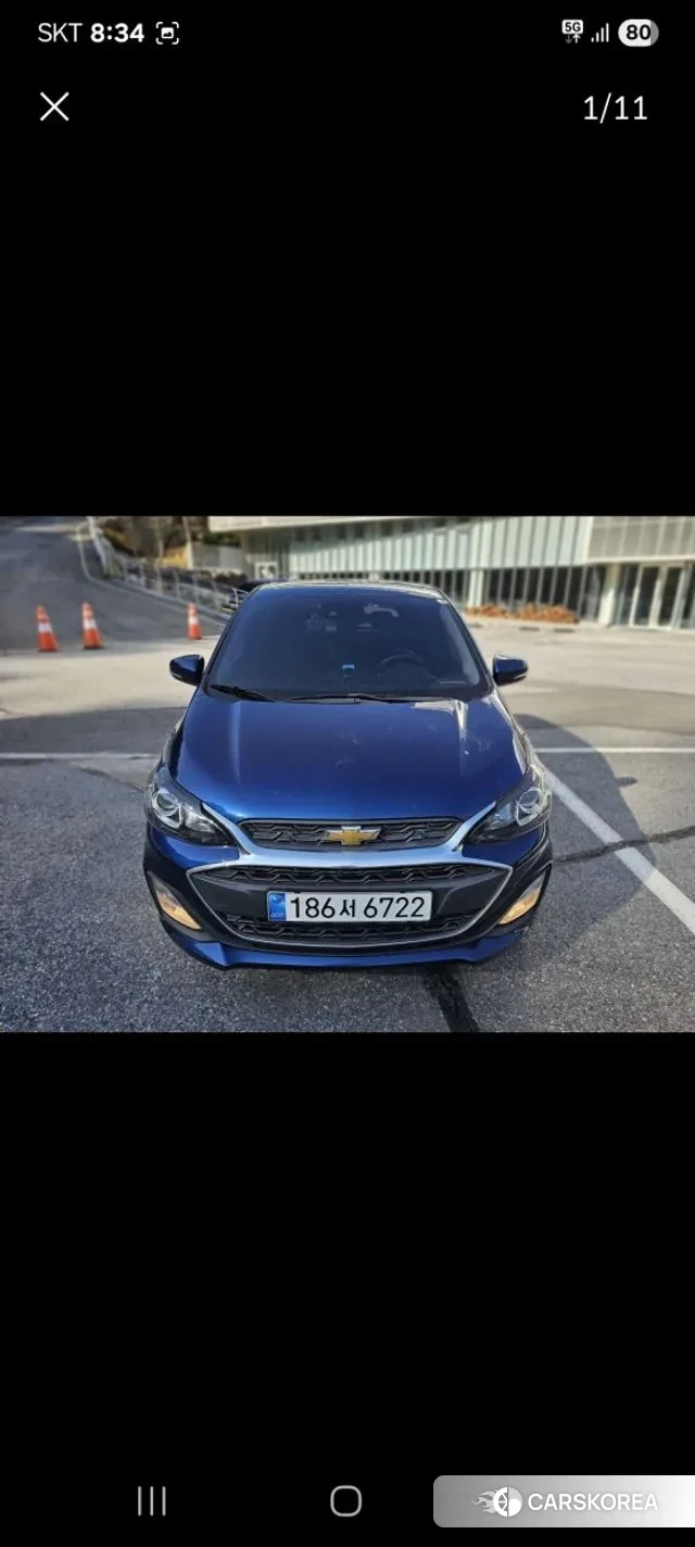 Chevrolet (GM Daewoo) The New Spark 2022 Синий из Кореи