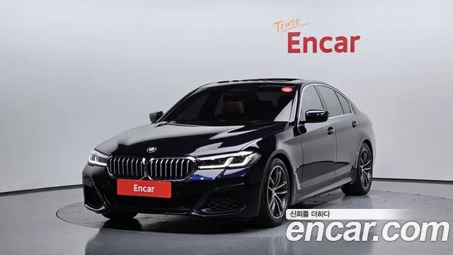 BMW 5 Series (G30) 2021 Синий из Кореи