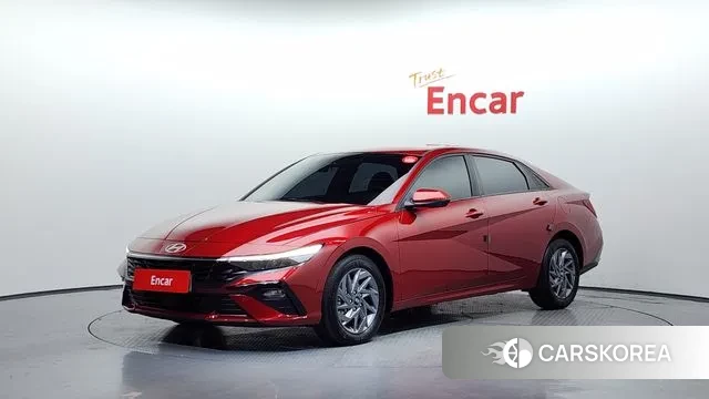 Hyundai The New Avante Hybrid (CN7) 2023 Красный из Кореи