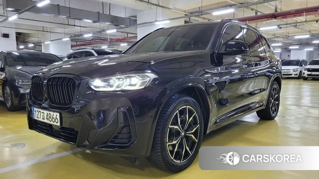 BMW X3 (G01) 2023 Черный из Кореи