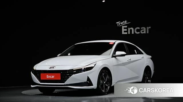 Hyundai Avante (CN7) 2022 Белый из Кореи