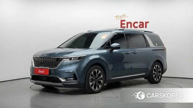 Kia Carnival 4th generation 2022 Небесно-голубой из Кореи