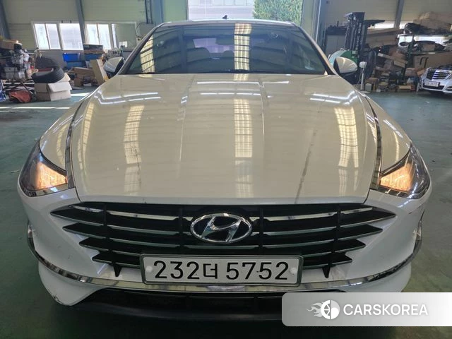 Hyundai Sonata (DN8) 2019 Белый из Кореи