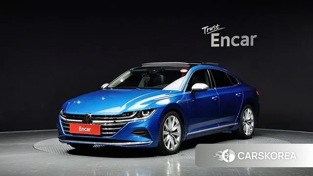 Volkswagen Arteon 2023 Синий из Кореи
