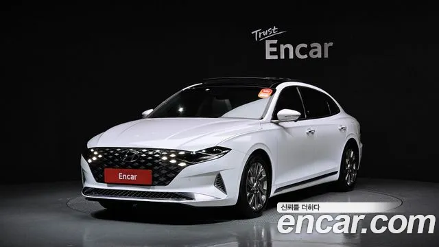 Hyundai The New Grandeur IG Hybrid 2021 Белый из Кореи