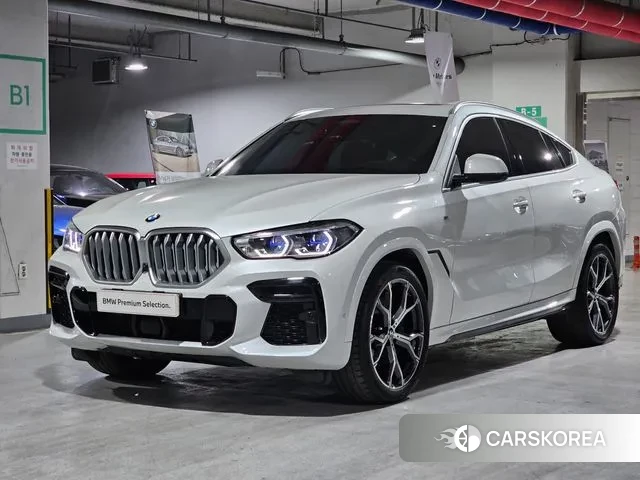 BMW X6 (G06) 2022 Белый из Кореи