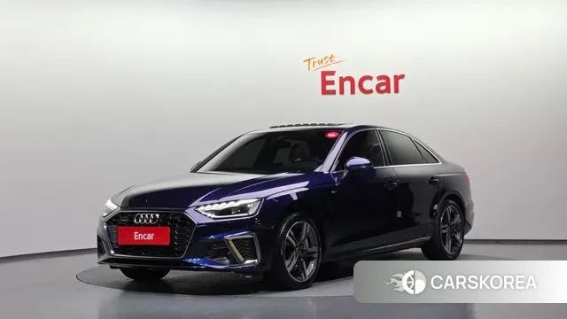 Audi A4 (B9) 2022 Синий из Кореи