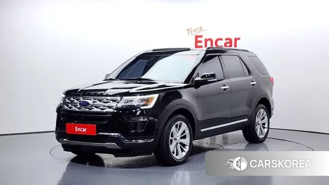 Ford Explorer 2018 Черный из Кореи