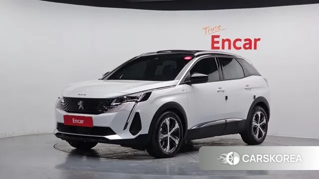 Peugeot 3008 second generation 2021 Белый из Кореи