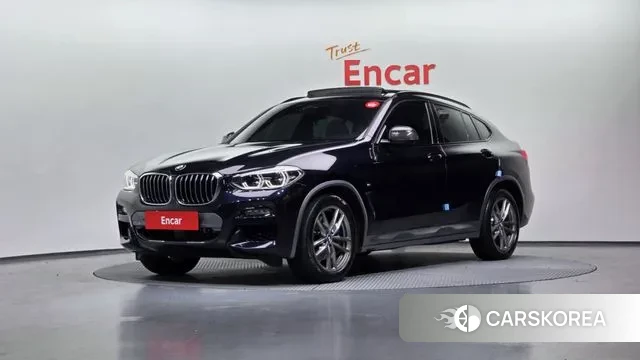 BMW X4 (G02) 2021 Черный из Кореи