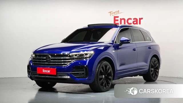 Volkswagen Touareg 3rd generation 2023 Синий из Кореи