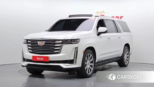 Cadillac Escalade 5th Generation 2021 Белый из Кореи