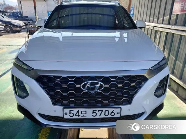 Hyundai Santa Fe TM 2019 Белый из Кореи
