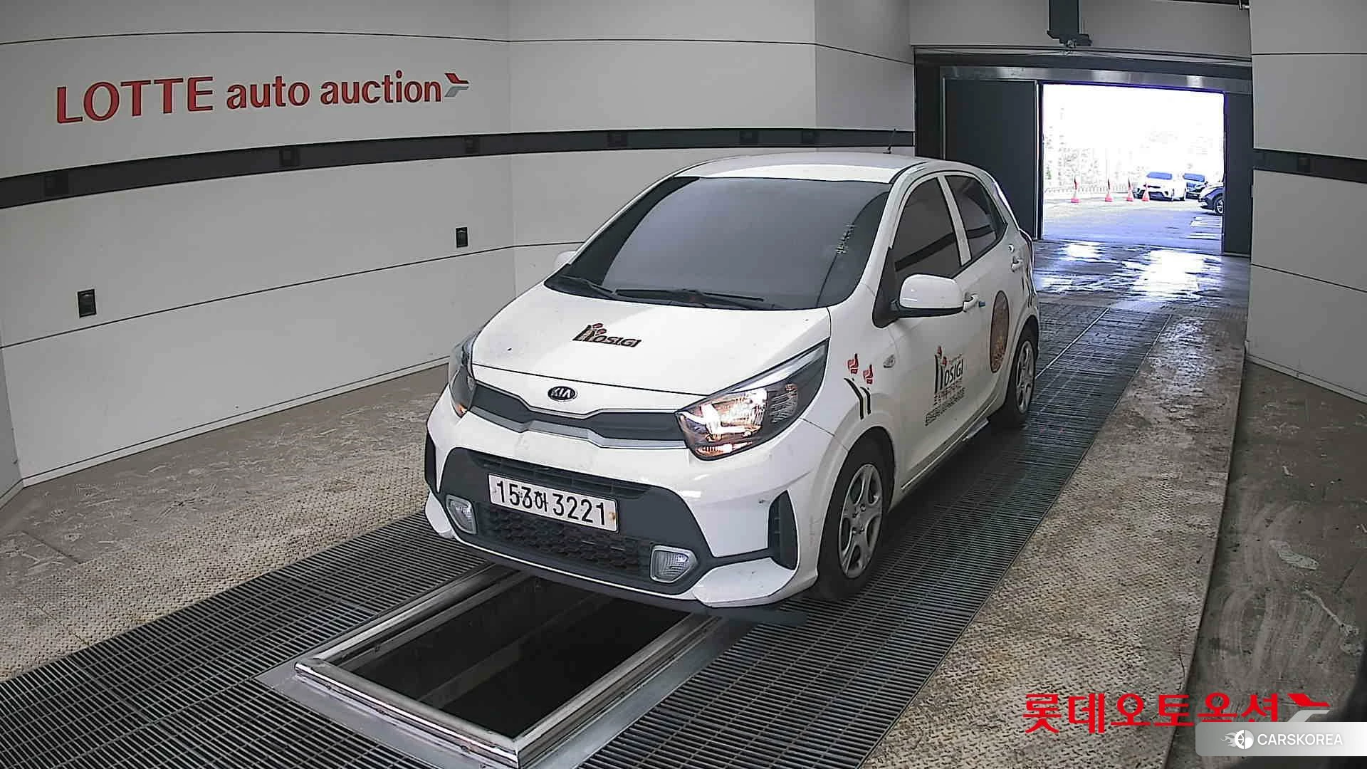 Kia Morning 2021 Clear White из Кореи