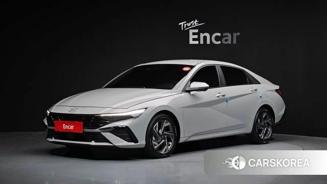 Hyundai The New Avante (CN7) 2024 Серебристо-серый из Кореи