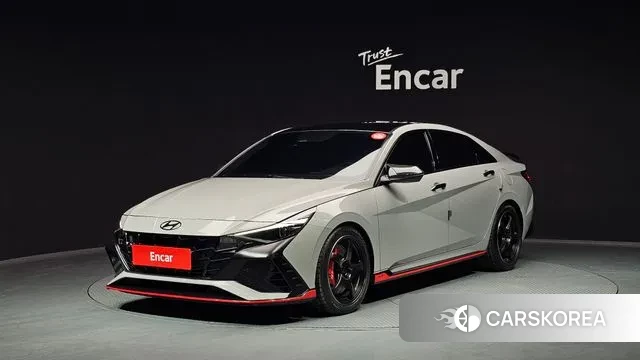 Hyundai Avante (CN7) 2021 Серебристо-серый из Кореи