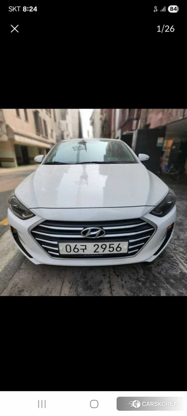 Hyundai Avante AD 2018 Белый из Кореи